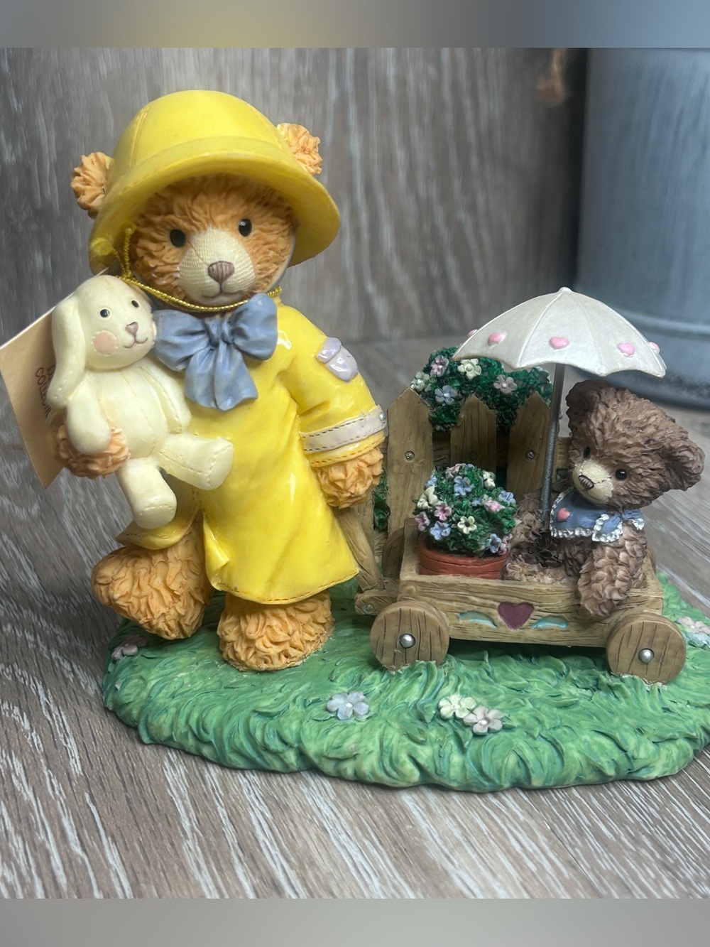 Vintage Bainbridge Bears Taylor & Benjamin Figurine • We’ll Weather The Storm •